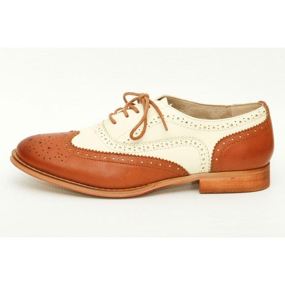 wanted babe womens wingtip shoes